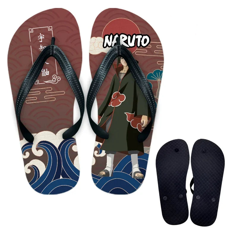 Naruto Peripheral Cartoon Flip Flops