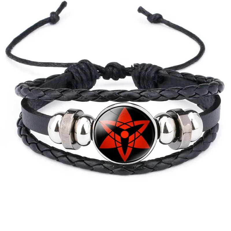 Naruto Sharingan Metal Bracelet