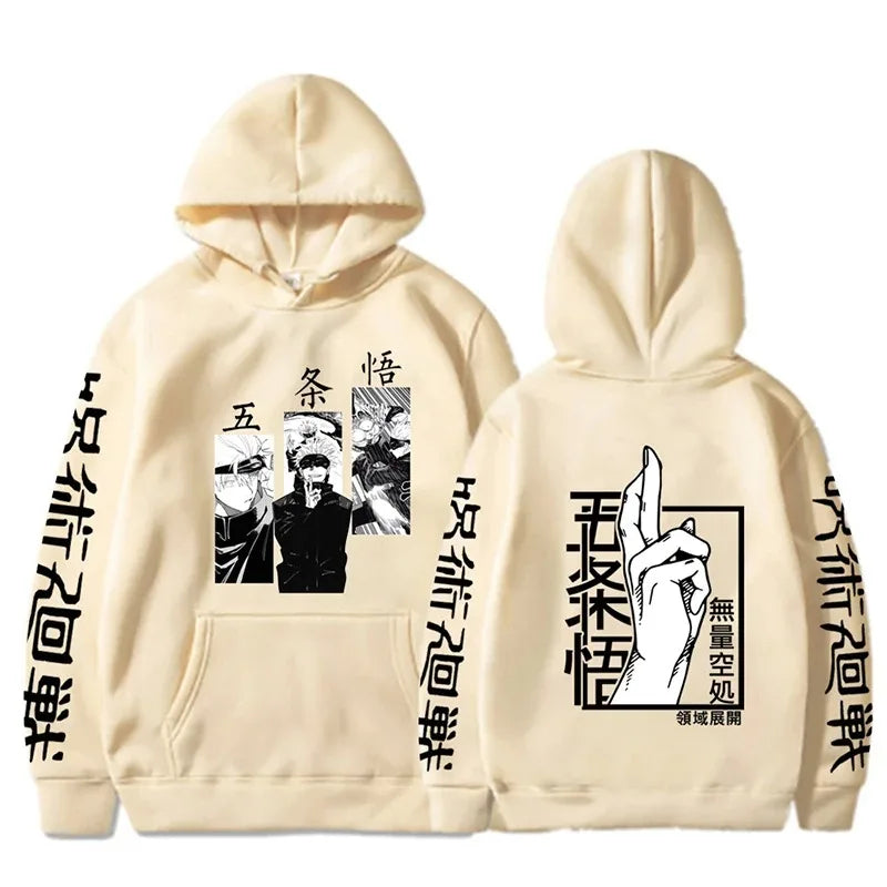 Jujutsu Kaisen Anime Hoodie - Gojo Satoru Print