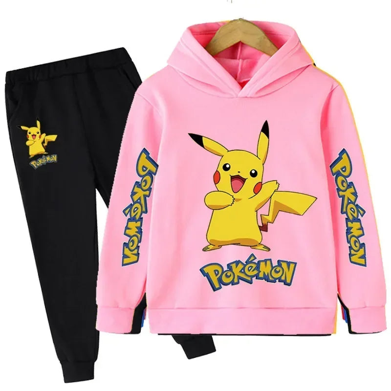 Pokémon Cartoon Anime Hoodie Set