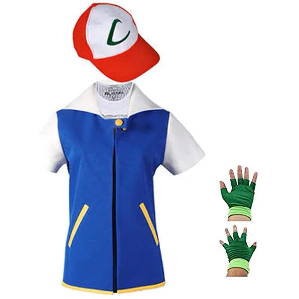 Pokémon Ash Cosplay Costume