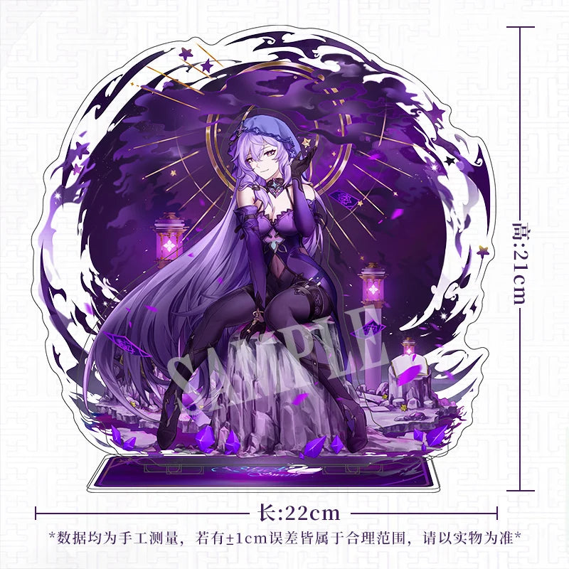 Honkai Star Black Swan Acrylic Double Plug Stand Figure