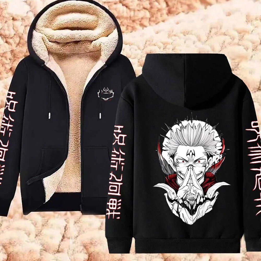 Jujutsu Kaisen Comfortable Fur Hoodie