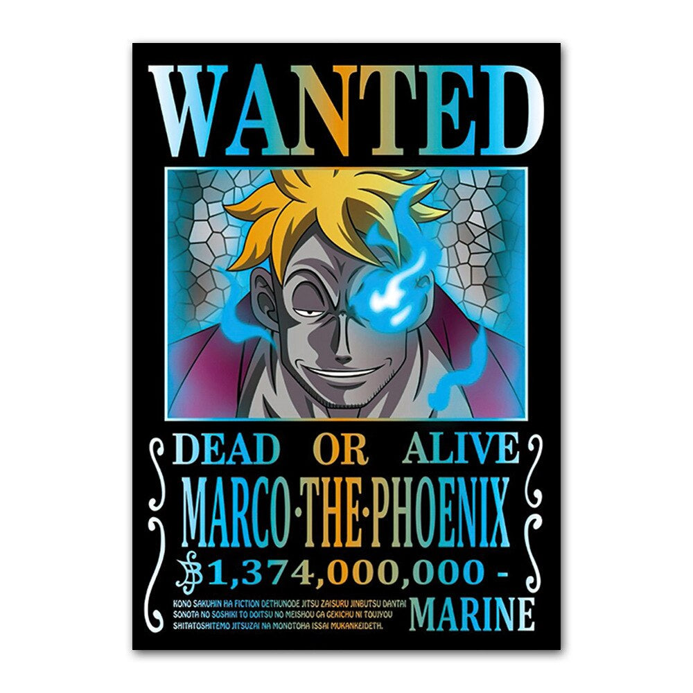 One Piece Wanted Posters