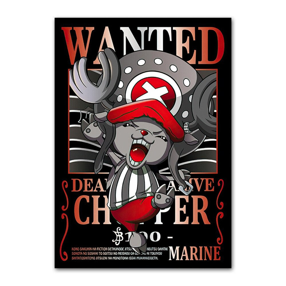 One Piece Wanted Posters