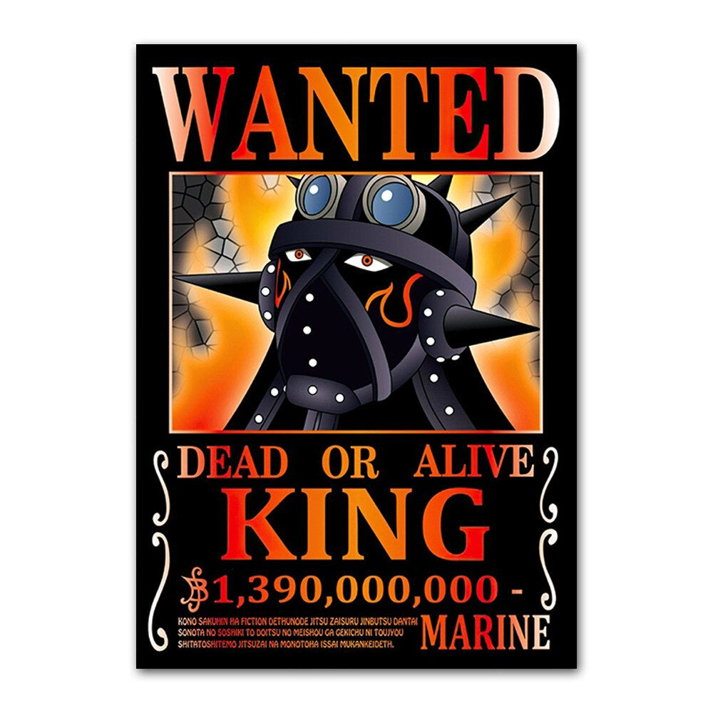 One Piece Wanted Posters