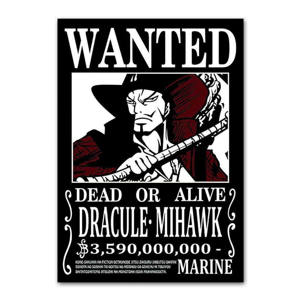 One Piece Wanted Posters