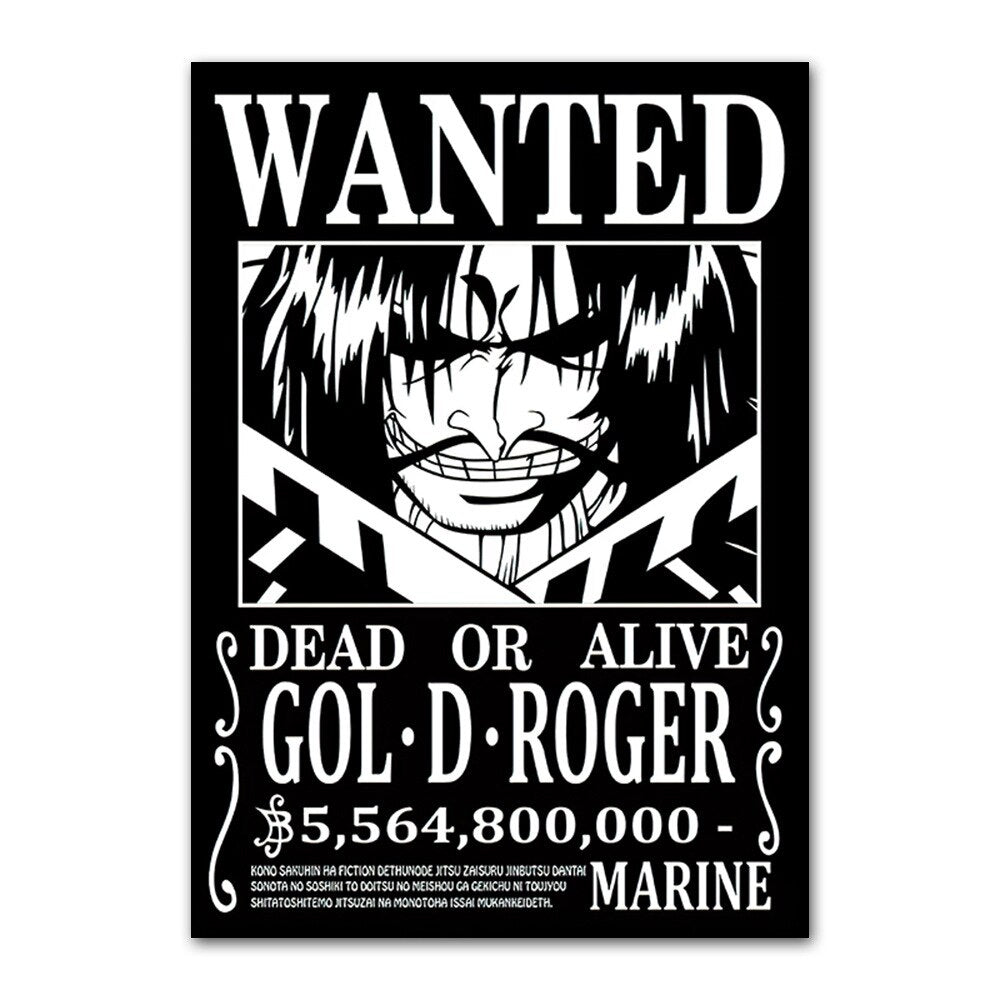 One Piece Wanted Posters