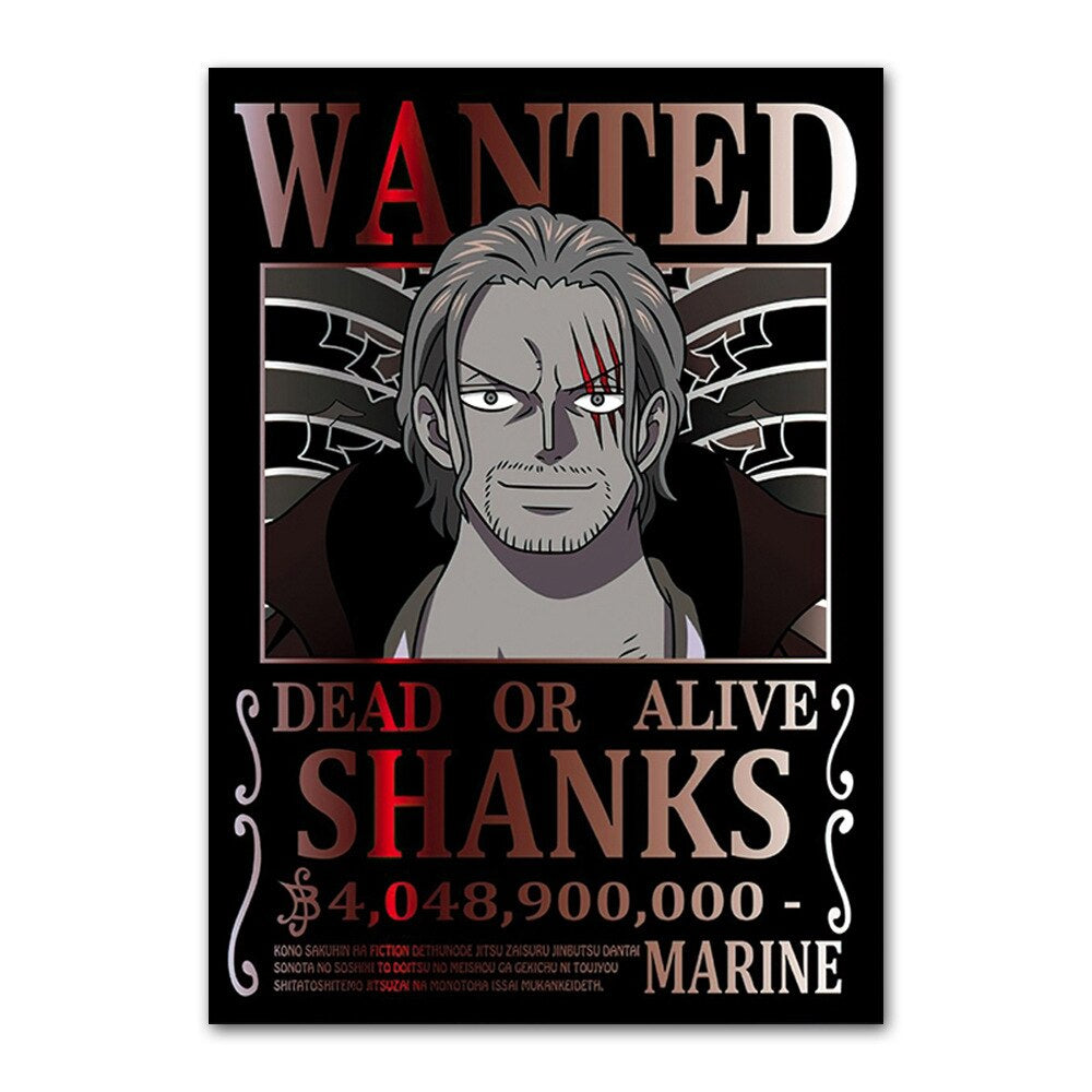 One Piece Wanted Posters