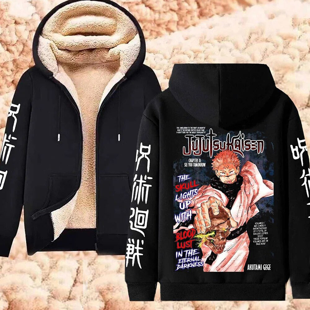 Jujutsu Kaisen Comfortable Fur Hoodie