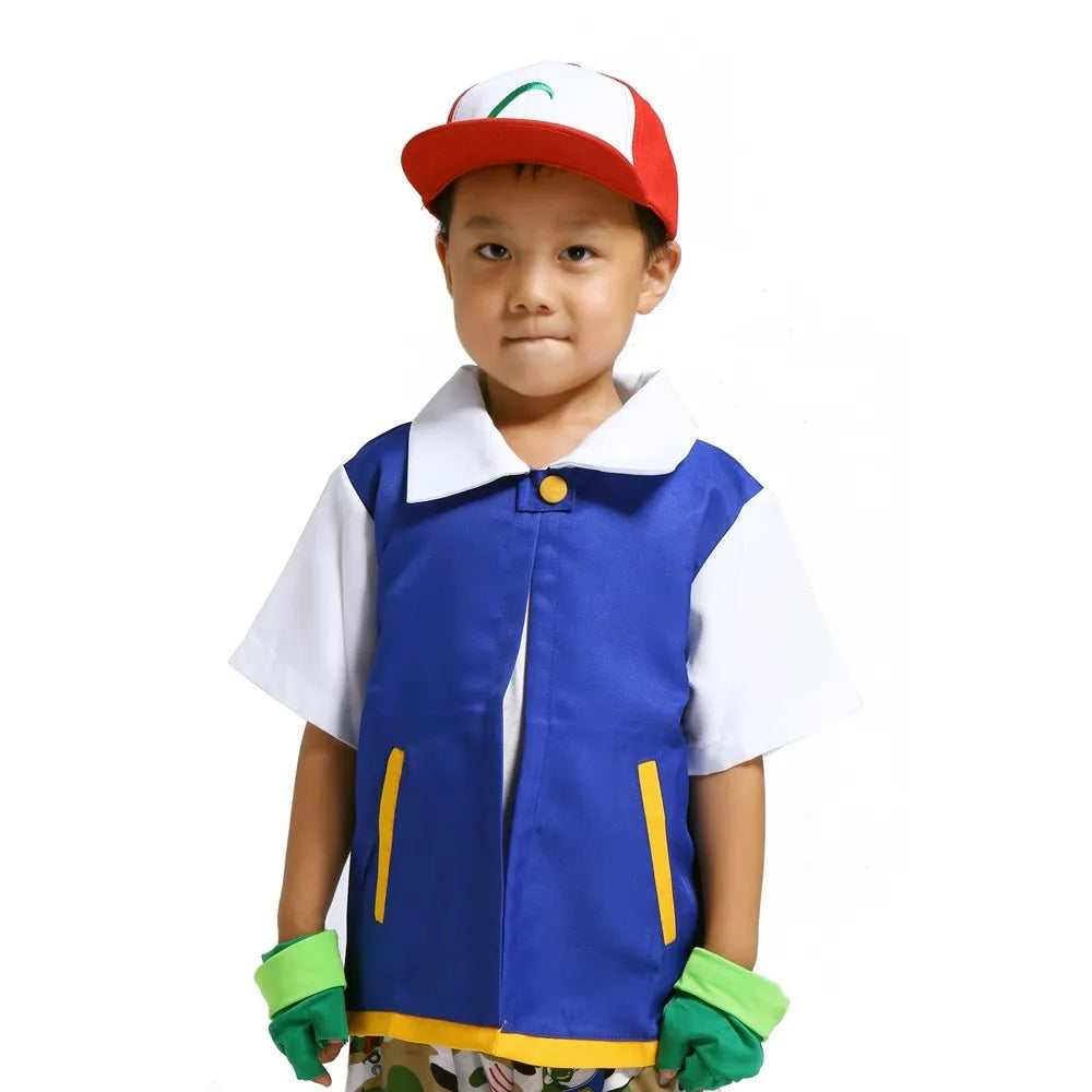 Pokémon Ash Cosplay Costume