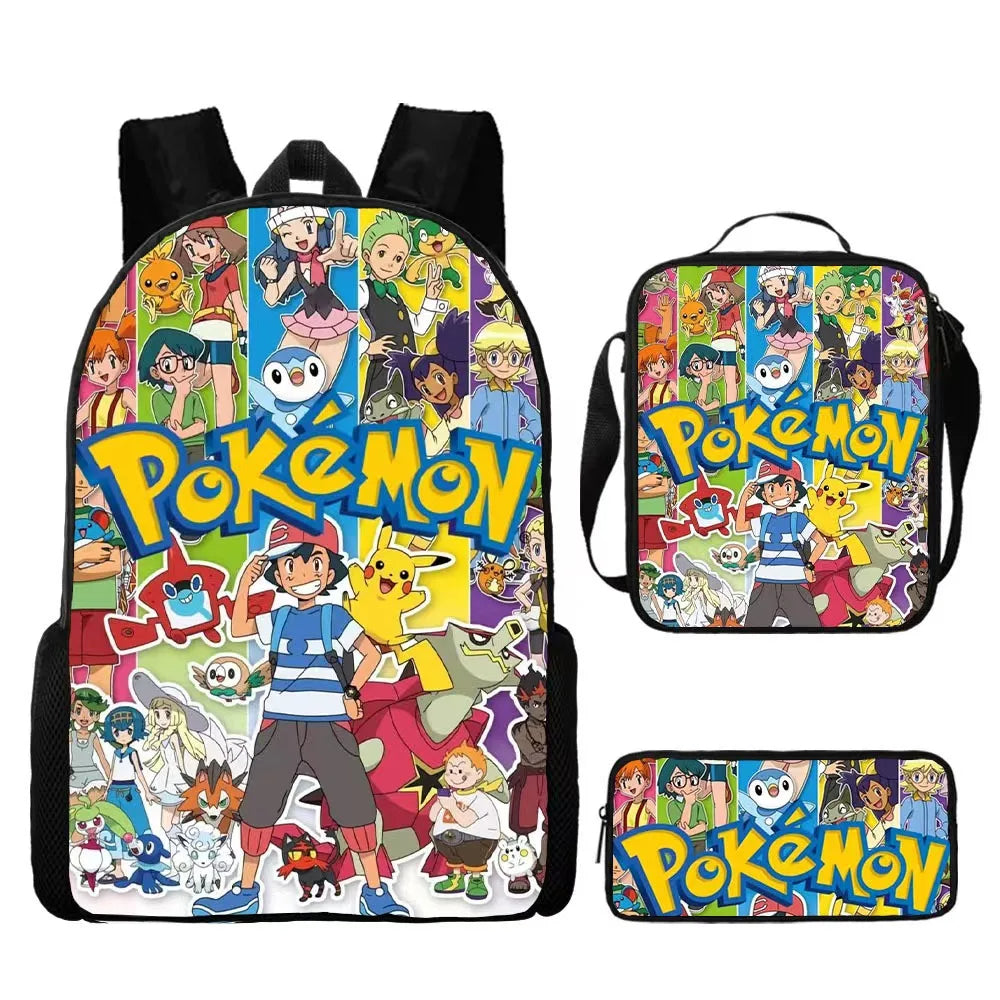 Kawaii Pikachu Anime Figures Storage Bag