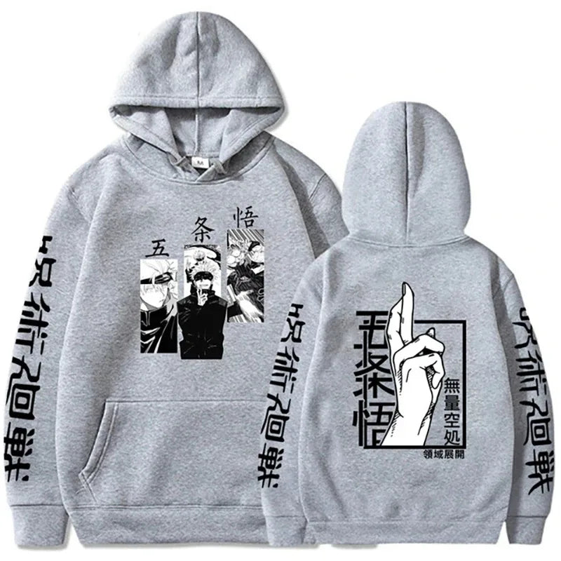 Jujutsu Kaisen Anime Hoodie - Gojo Satoru Print