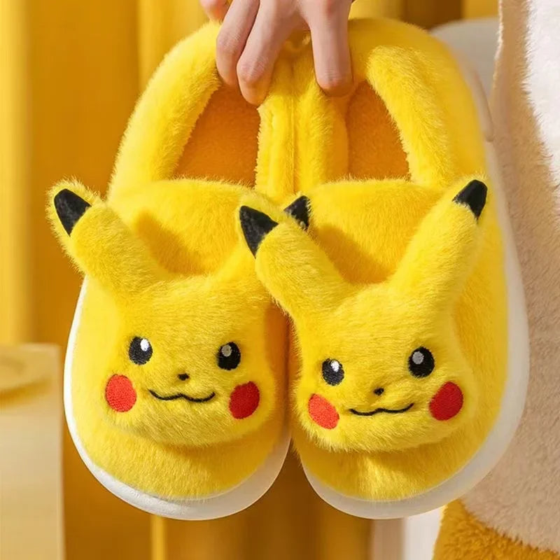 Pikachu Cotton Slippers for Kids