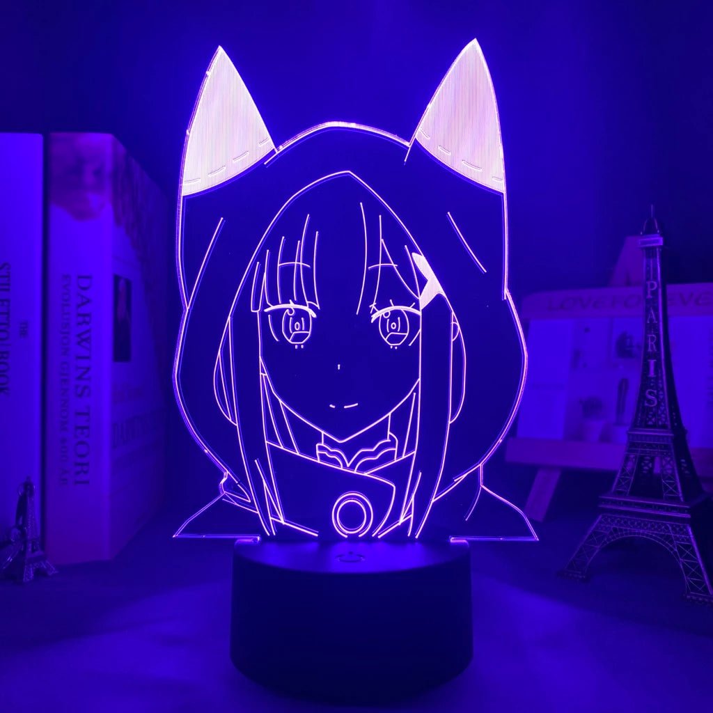 3D LED Night Emilia - Anime Fantasy Land