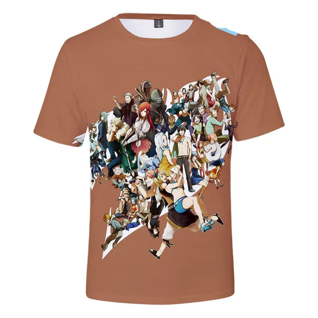 Fairy Tail Unisex Harajuku T-Shirt