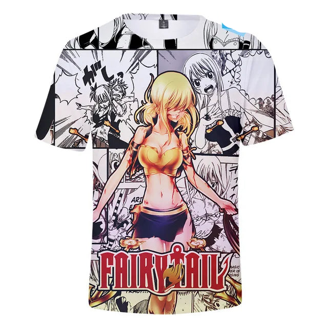 Fairy Tail Unisex Harajuku T-Shirt