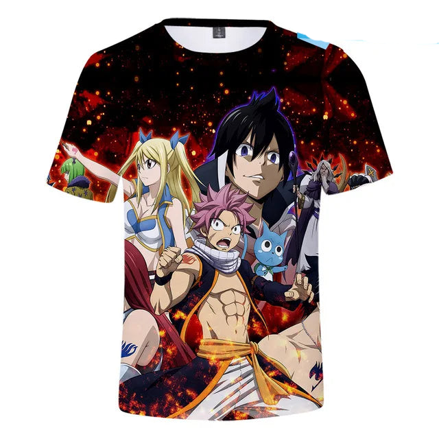 Fairy Tail Unisex Harajuku T-Shirt