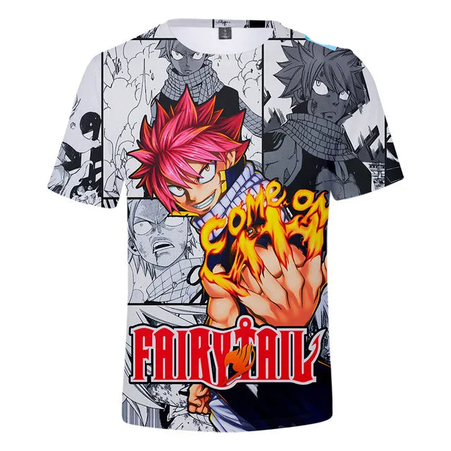 Fairy Tail Unisex Harajuku T-Shirt