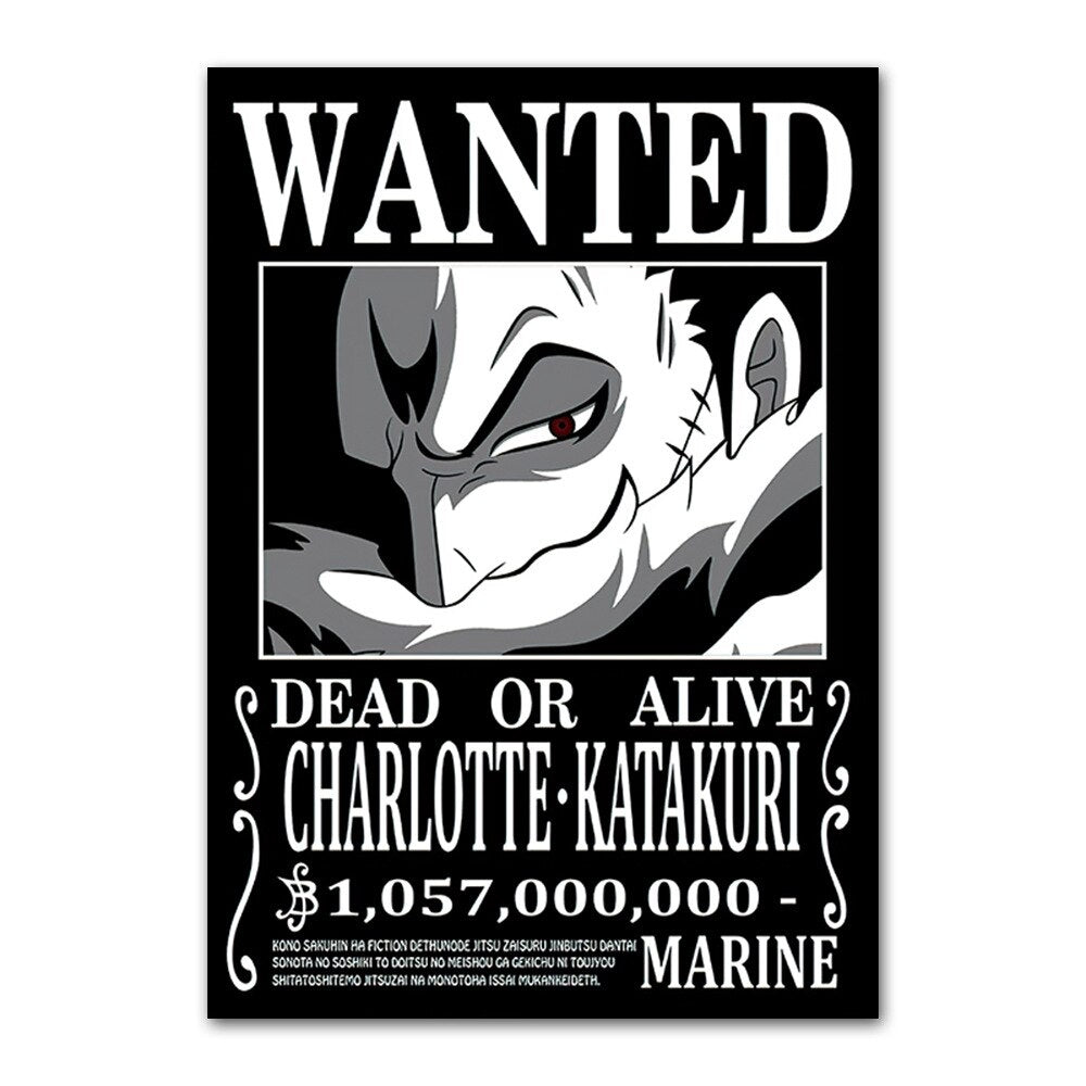 One Piece Wanted Posters
