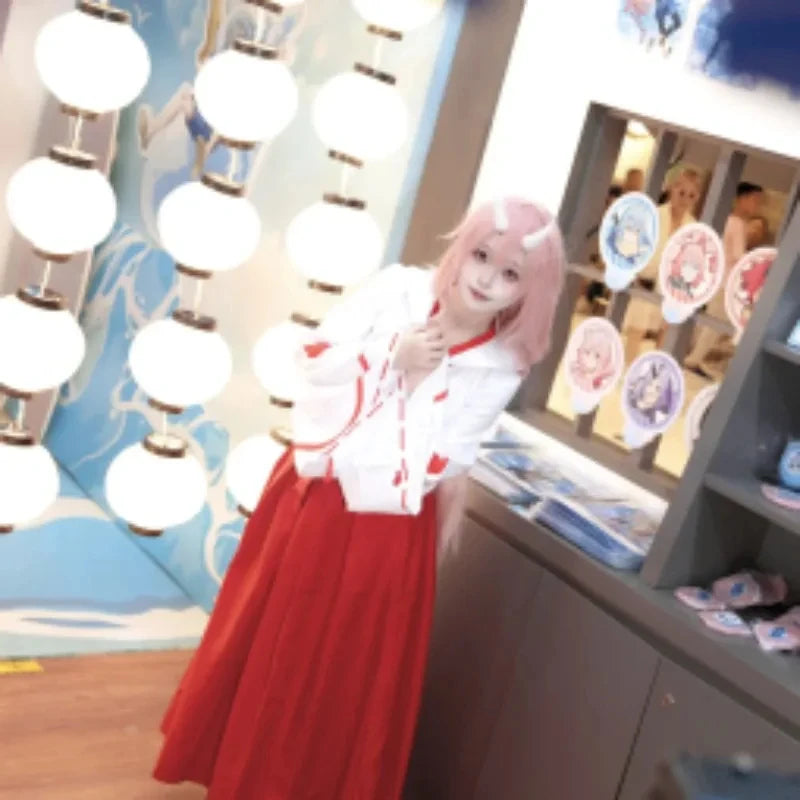 That Time I Got Reincarnated As A Slime Shuna Cosplay | Red Kimono Outfit