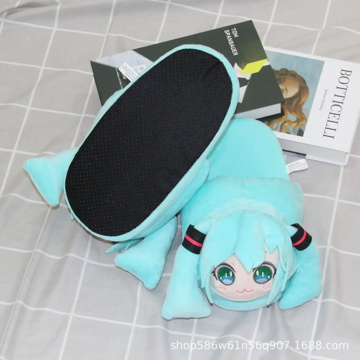 Hatsune Miku Plush Slippers
