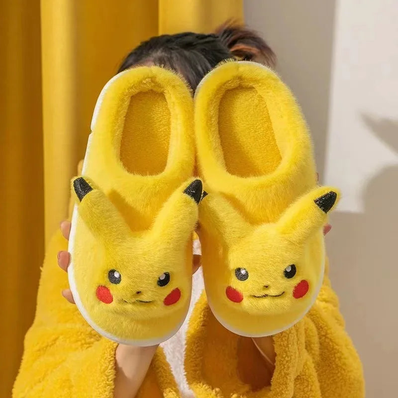 Pikachu Cotton Slippers for Kids