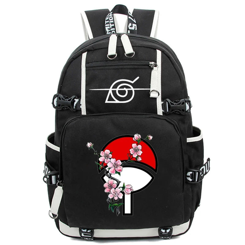 3-Piece Naruto Uzumaki Backpack Set