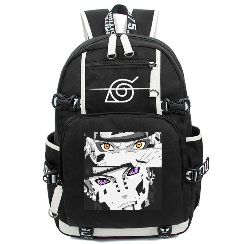 3-Piece Naruto Uzumaki Backpack Set