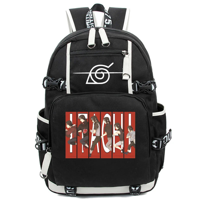 3-Piece Naruto Uzumaki Backpack Set