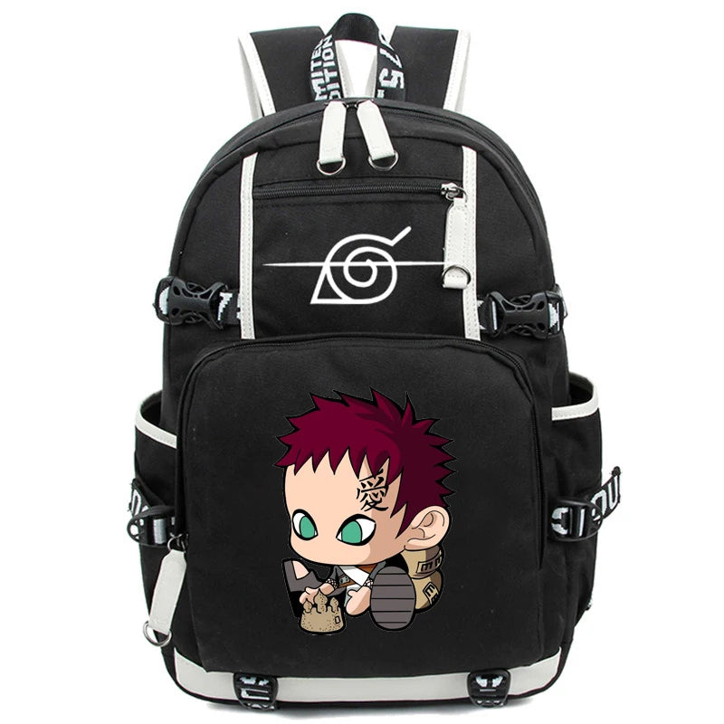 3-Piece Naruto Uzumaki Backpack Set