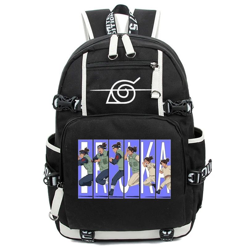 3-Piece Naruto Uzumaki Backpack Set
