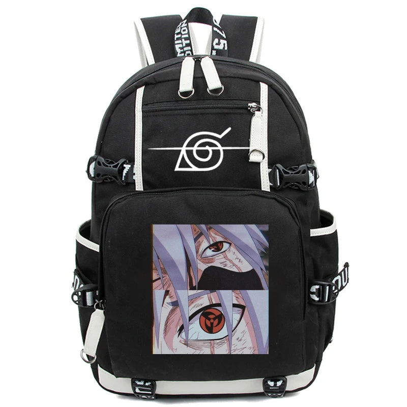 3-Piece Naruto Uzumaki Backpack Set