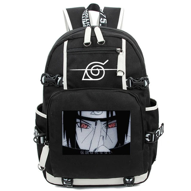 3-Piece Naruto Uzumaki Backpack Set