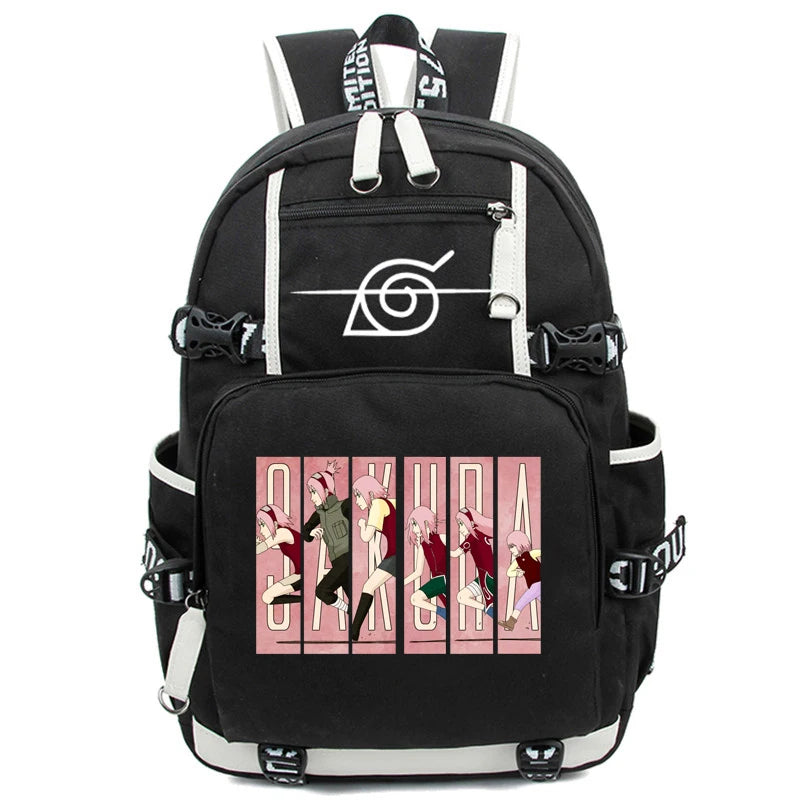 3-Piece Naruto Uzumaki Backpack Set
