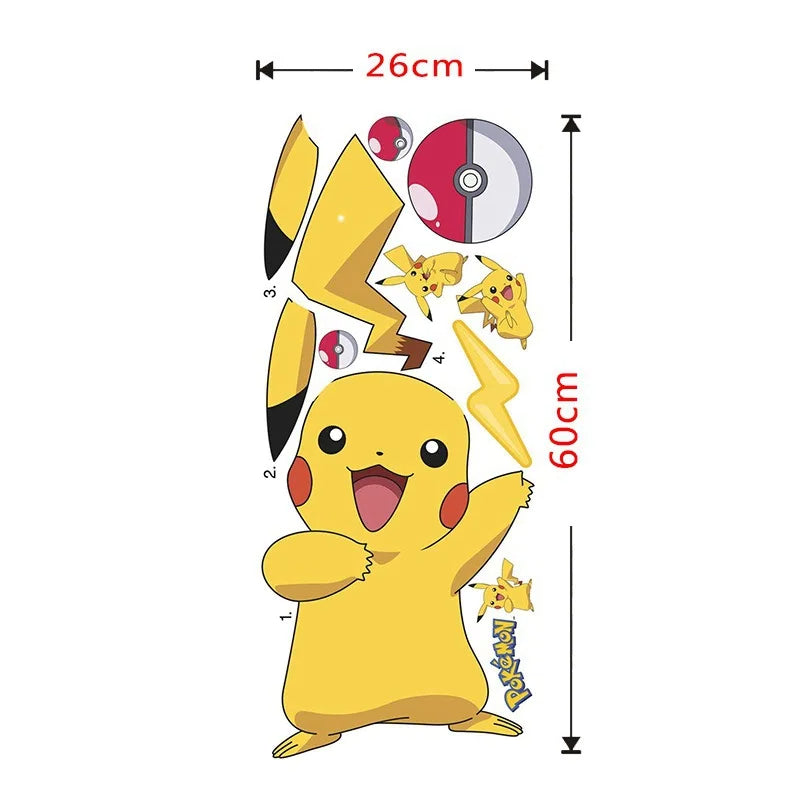 Pokémon Anime Wall Stickers