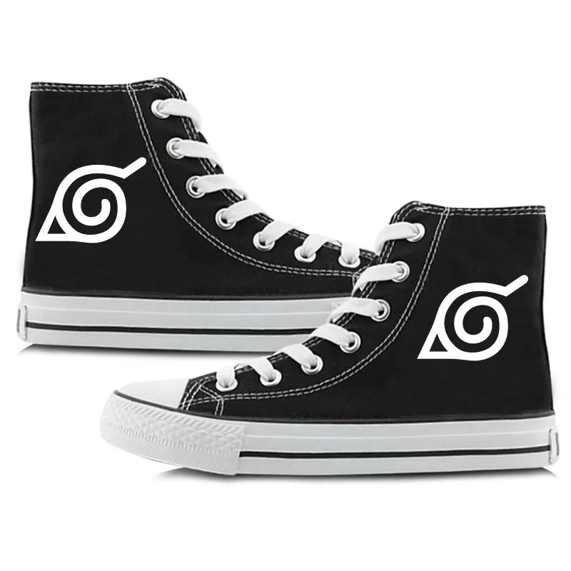 Naruto Itachi Cosplay High Top Canvas Unisex Sneakers