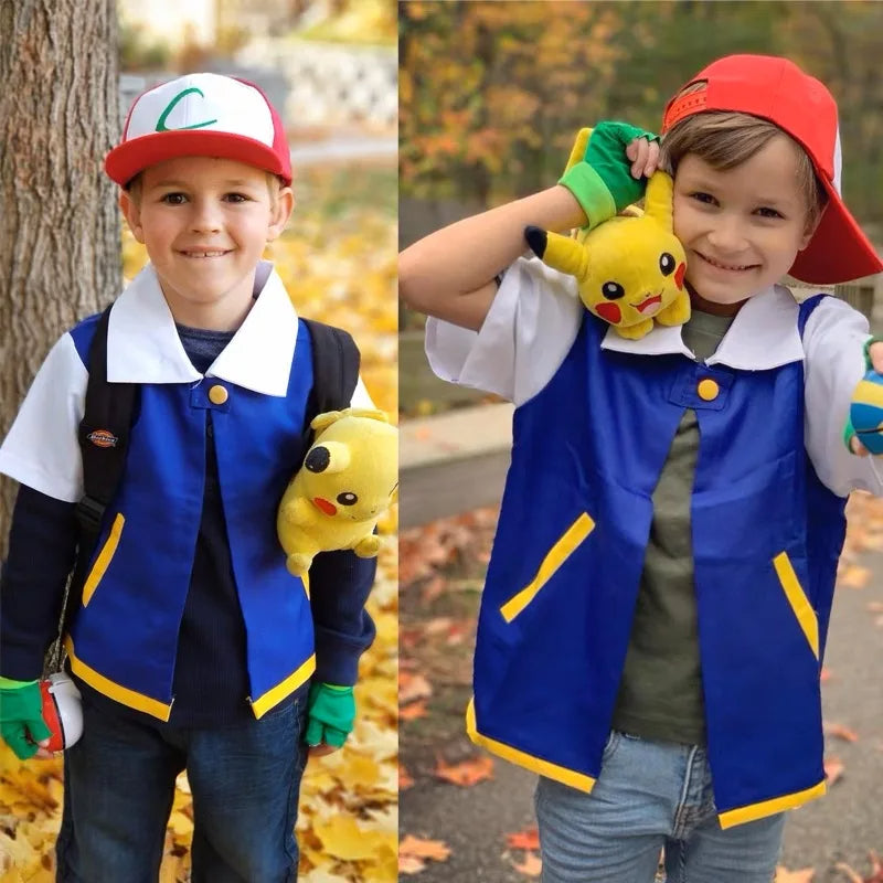Pokémon Ash Cosplay Costume