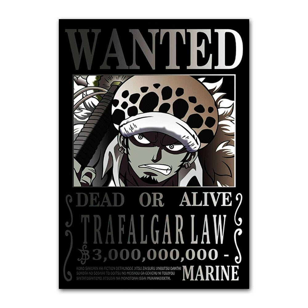 One Piece Wanted Posters