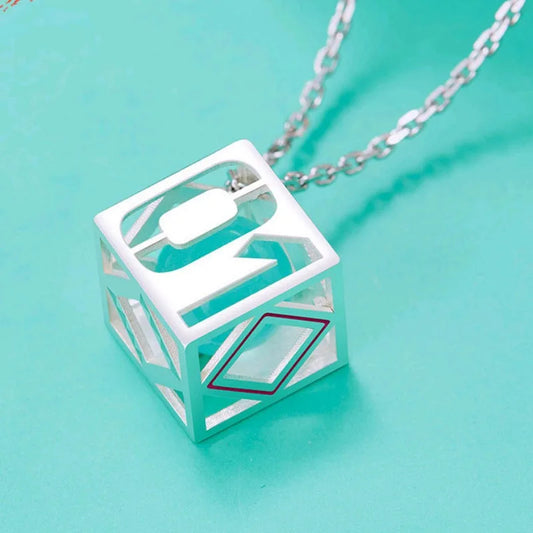 Hatsune Miku Rubik's Cube Gem Necklace