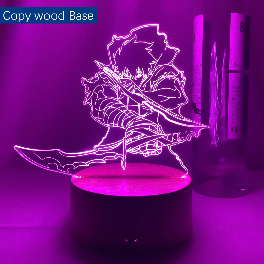 Solo Leveling 3D Lamp