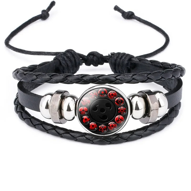 Naruto Sharingan Metal Bracelet