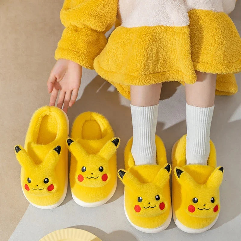 Pikachu Cotton Slippers for Kids