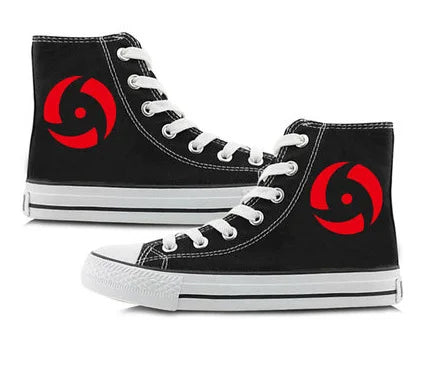 Naruto Itachi Cosplay High Top Canvas Unisex Sneakers