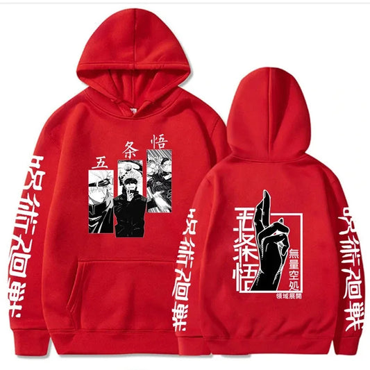 Jujutsu Kaisen Anime Hoodie - Gojo Satoru Print