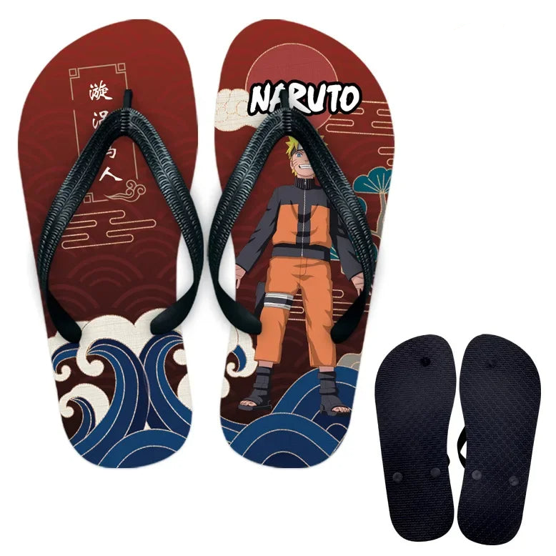 Naruto Peripheral Cartoon Flip Flops