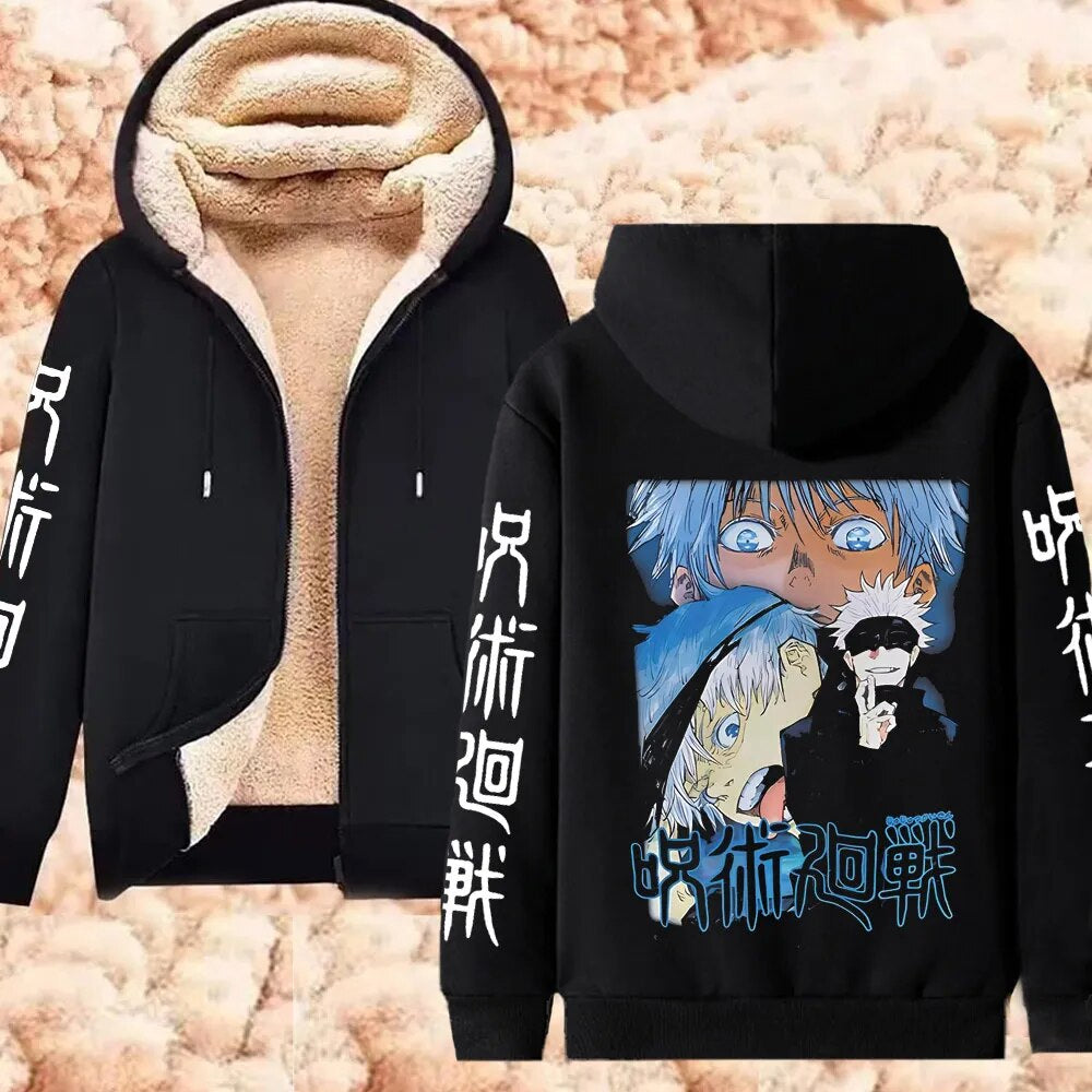 Jujutsu Kaisen Comfortable Fur Hoodie