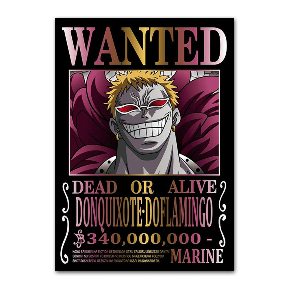 One Piece Wanted Posters