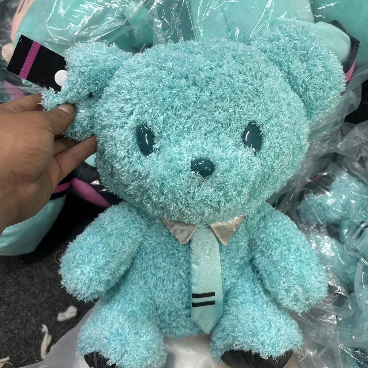 Hatsune Miku Green Bear Plushie Doll