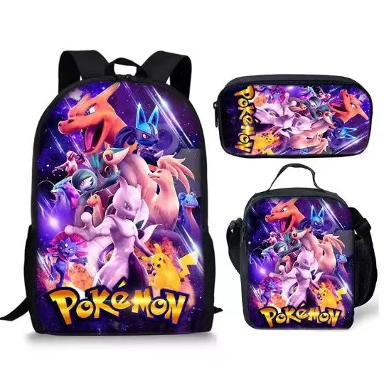 Kawaii Pikachu Anime Figures Storage Bag